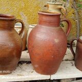 Glazed terracotta jug
