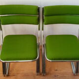 Pair of chrome chairs 1970s