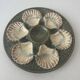 Assiette a huitres barbotine