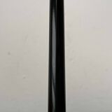 Pao T1 black table lamp, postmodern Italian model by Matteo Thun for Arteluce, 1990s.