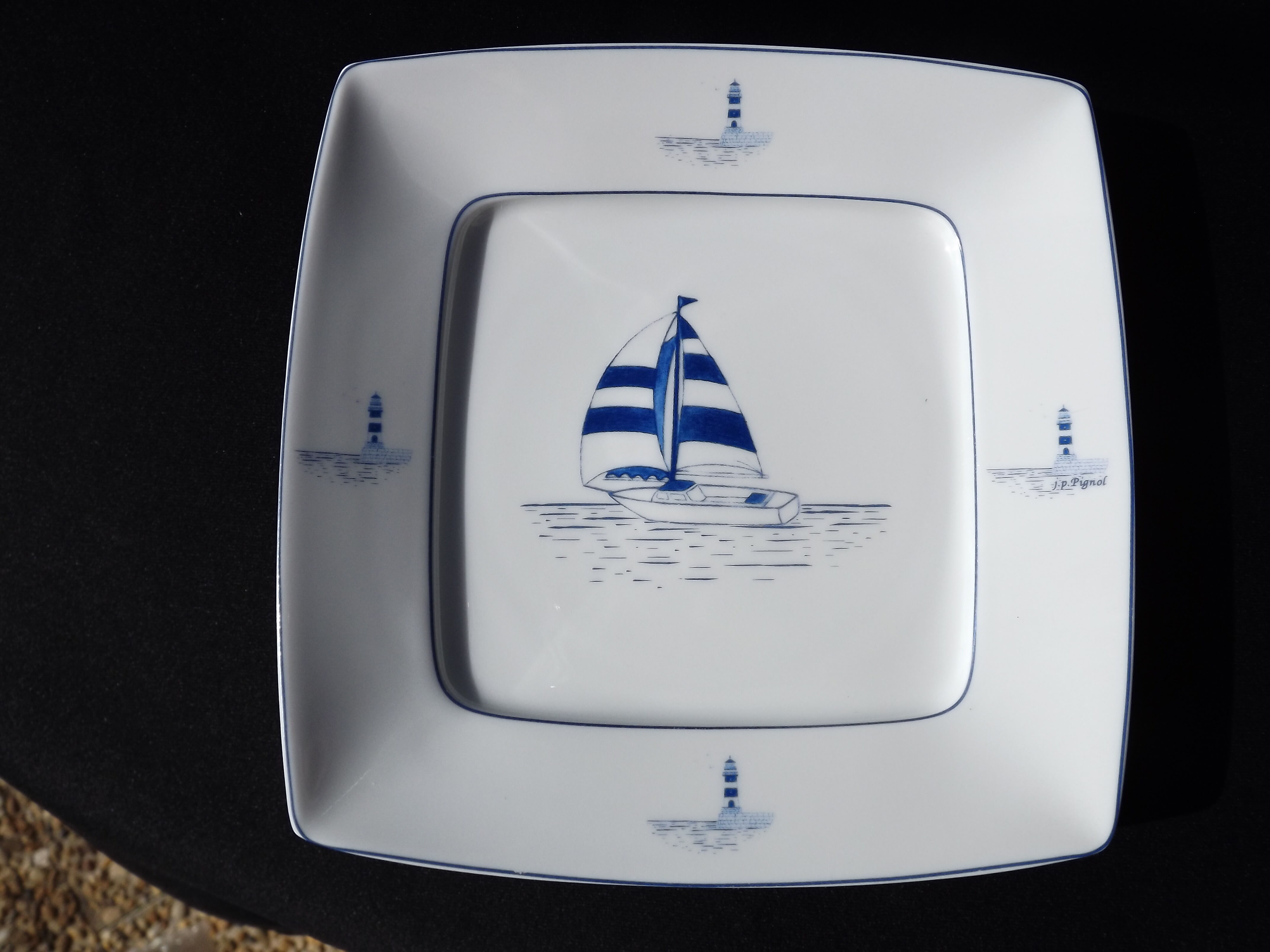 6 assiettes à desserts barbier