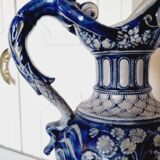 salt-glazed stoneware jug in German style, made by the prestigious house
