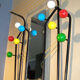 Mirror metal coat rack 10 wooden ball hook 50/60