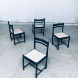 Italian design dining chair from the 1960s, set of 4.