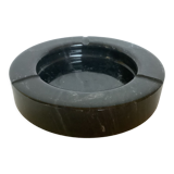 Empty ashtray black marble pocket