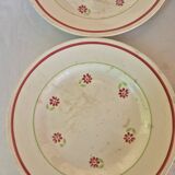 Assiettes à dessert Gien Christiane x 6