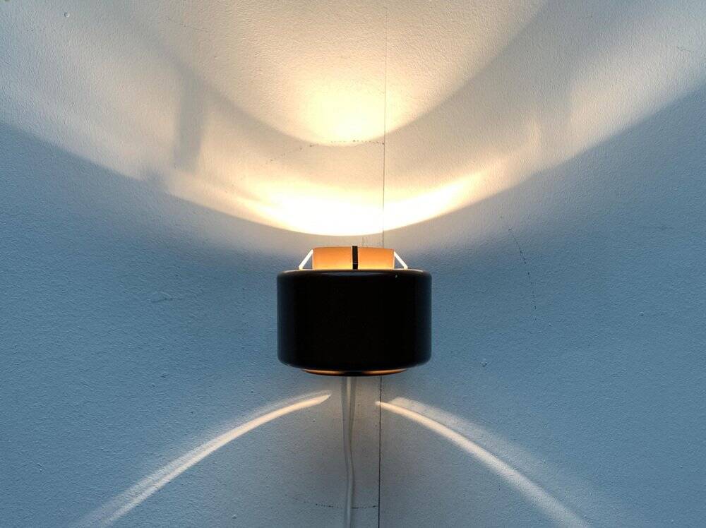Mid-Century Danish Space Age Piccolo Wall Lamps from Lyfa, 1960s, Set of 2