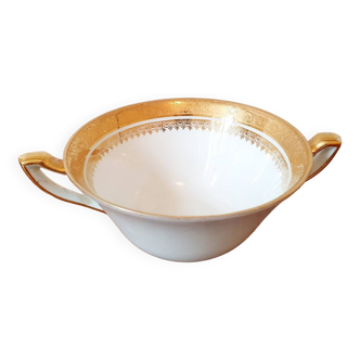 Limoges porcelain soup bowl
