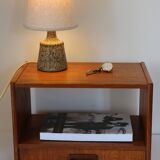 Wall-mounted bedside table with drawer, Scandinavian, 1960.