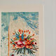 Lithograph (EA) signed by Michel Henry - Bouquet at the Window