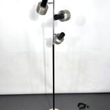 Marble and Metal three arms floor lamp Italy 1960s