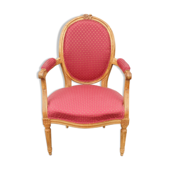 Fauteuil cabriolet style Louis XV