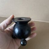 Vintage wooden ball candle holder