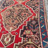 Tapis ancien caucasien karabagh fait main 115x270 cm