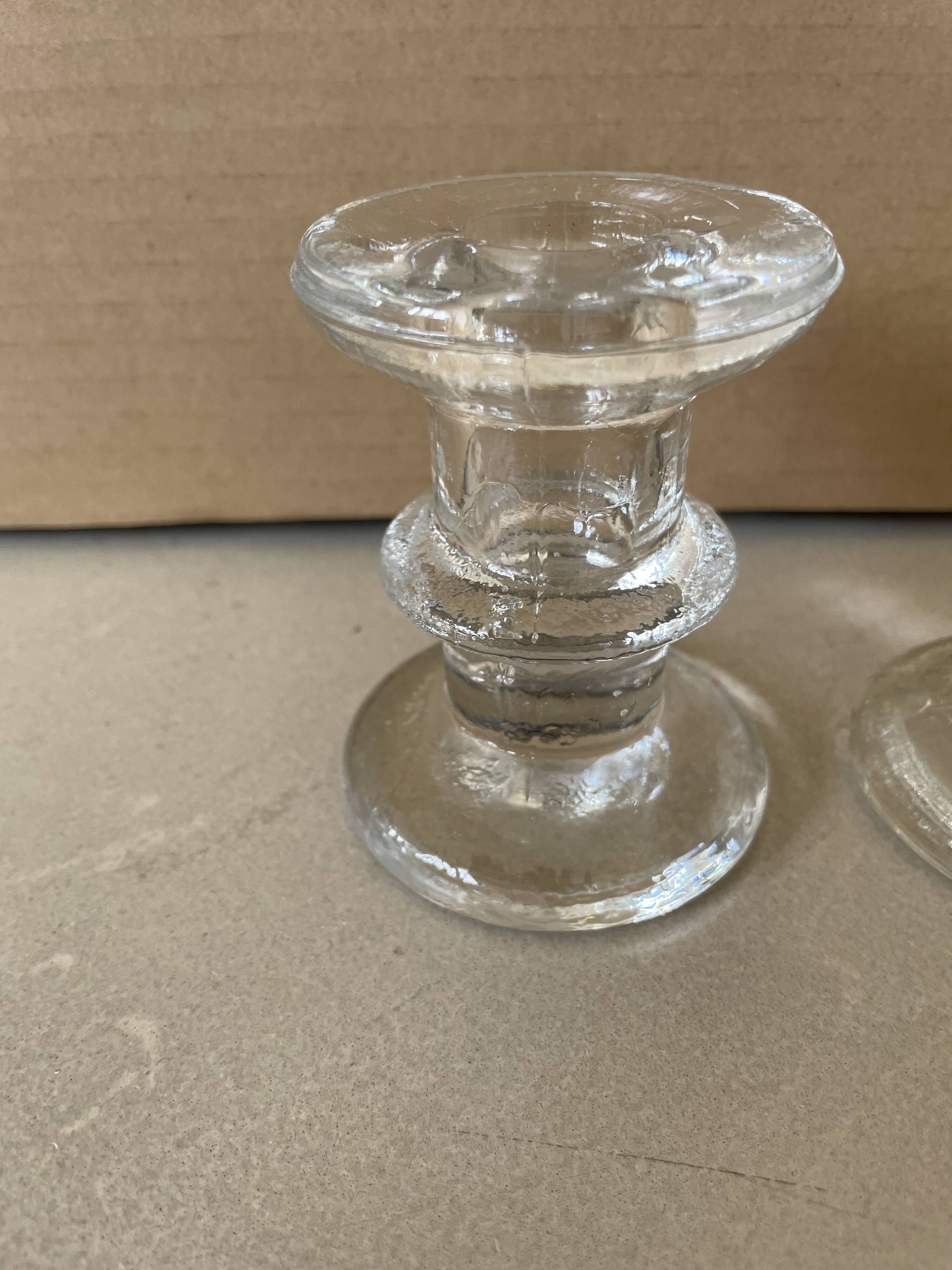 Set of 3 Littala candlesticks / Timo Sarpaneva / 1966