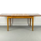 Danish Extendable Solid Teak Dining Table by Glostrup, 1970s