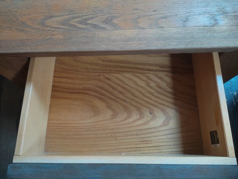 Bedside table wood aero-gum inlaid