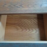 Bedside table wood aero-gum inlaid