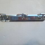3-hook coat rack, chrome-plated, 60s