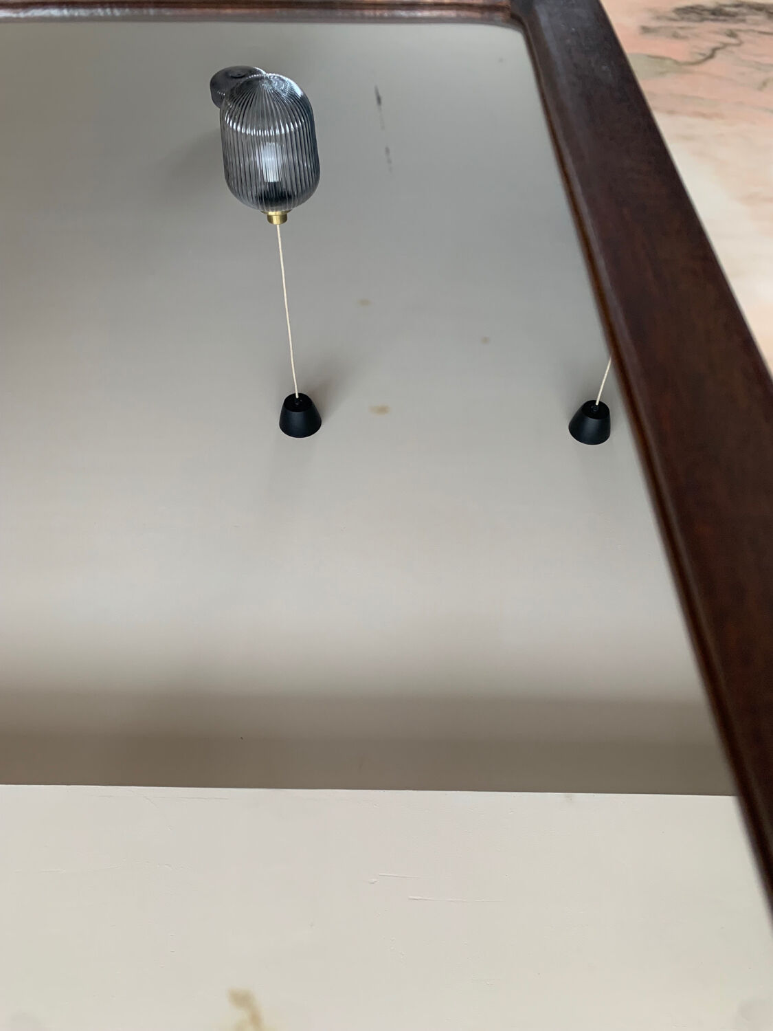 Mid-Century asymmetrical mirror