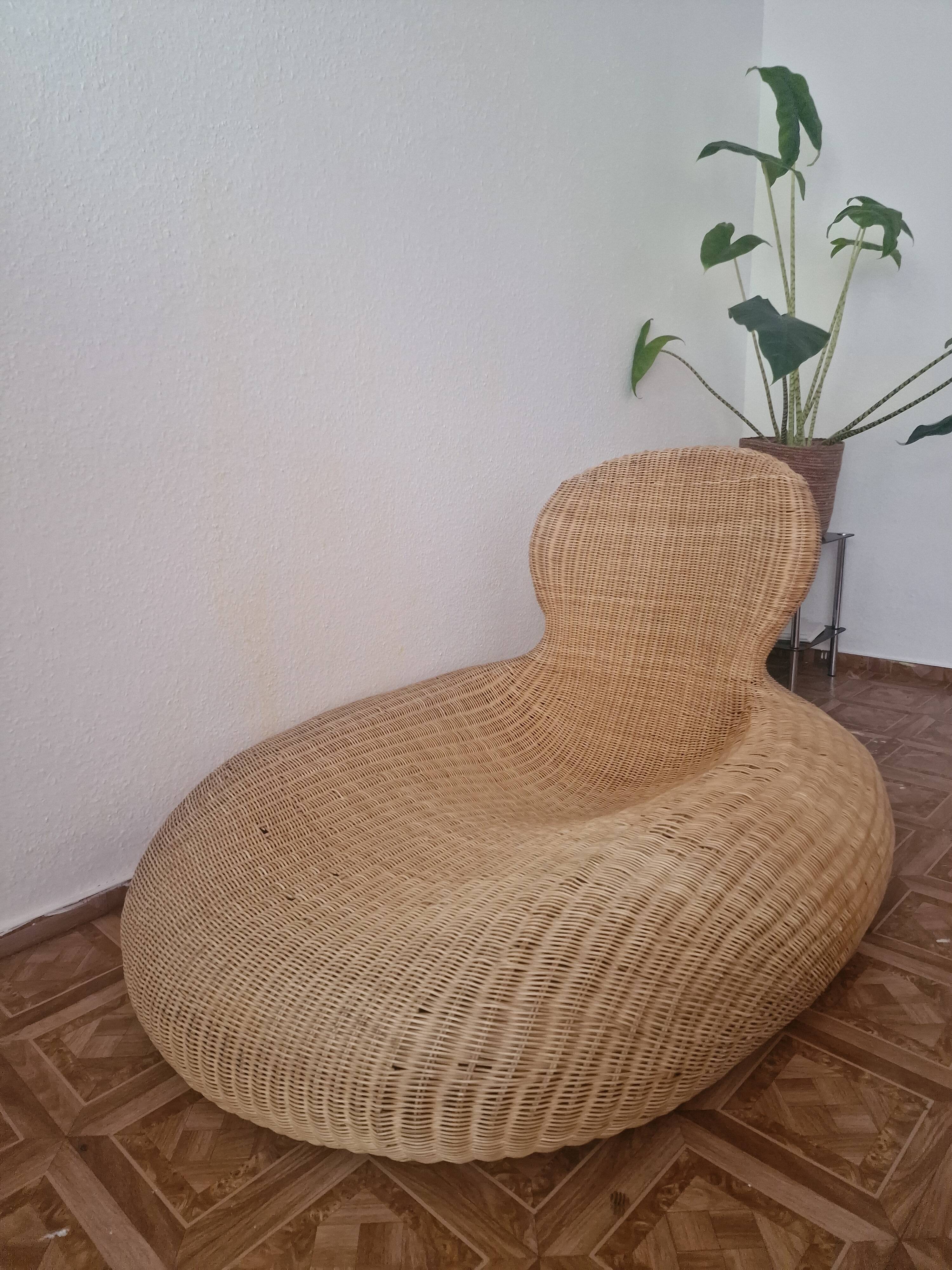IKEA “Storvik” Rattan Lounge Chair – Carl Öjerstam, 2001 – Scandinavian Design