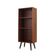 Danish rosewood veneered shelving unit on splayed legs, 1960s