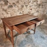 Table / antique desk in French oak, 1930s