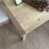 Table basse en bois brut
