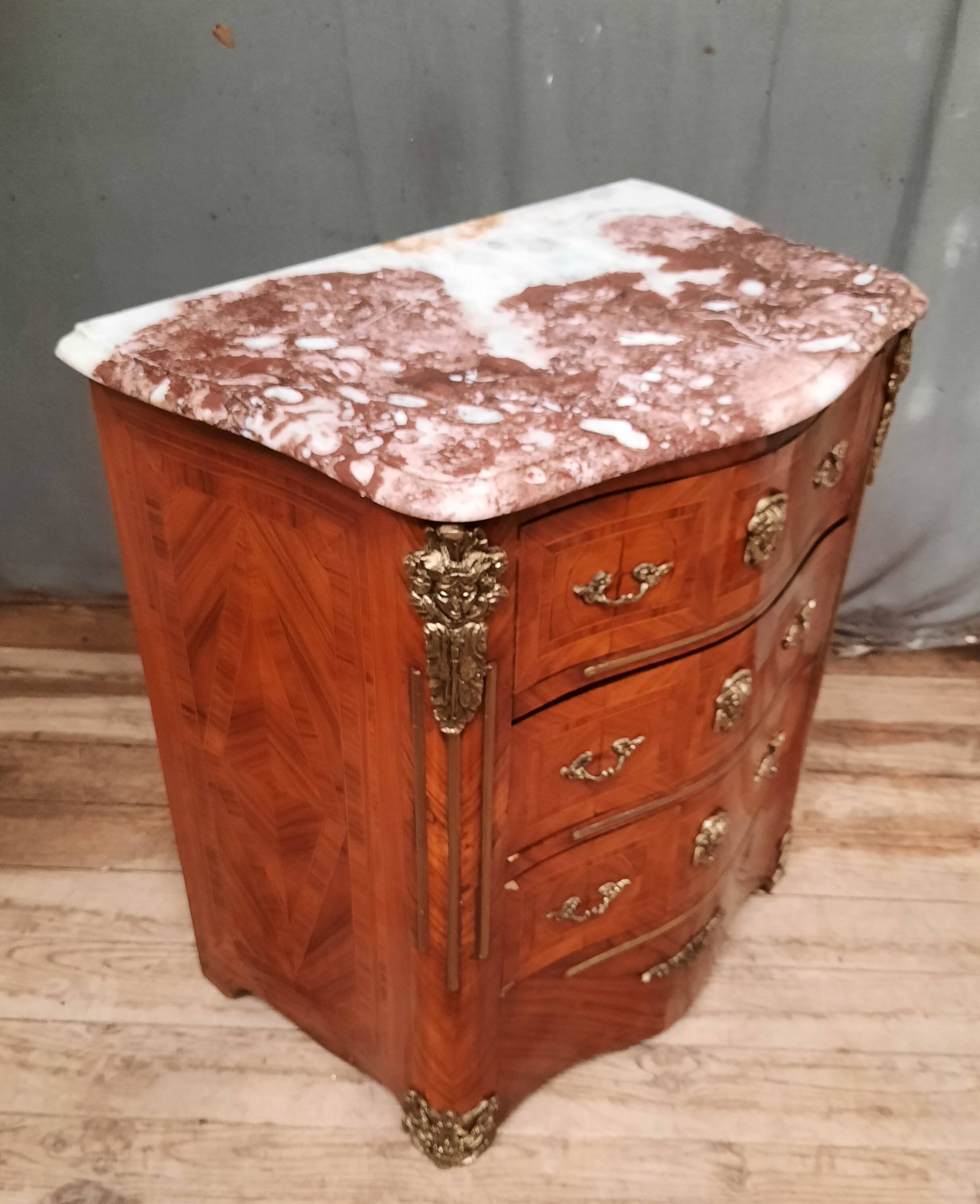 Louis XIV style chest of drawers