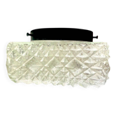 Glass flush mount ceiling or wall light