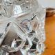 APPLIQUE Semi-Crystal Ceiling Light 1950s