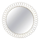Mid-Century Italian Round Mirror, Girasole Model, 1950s