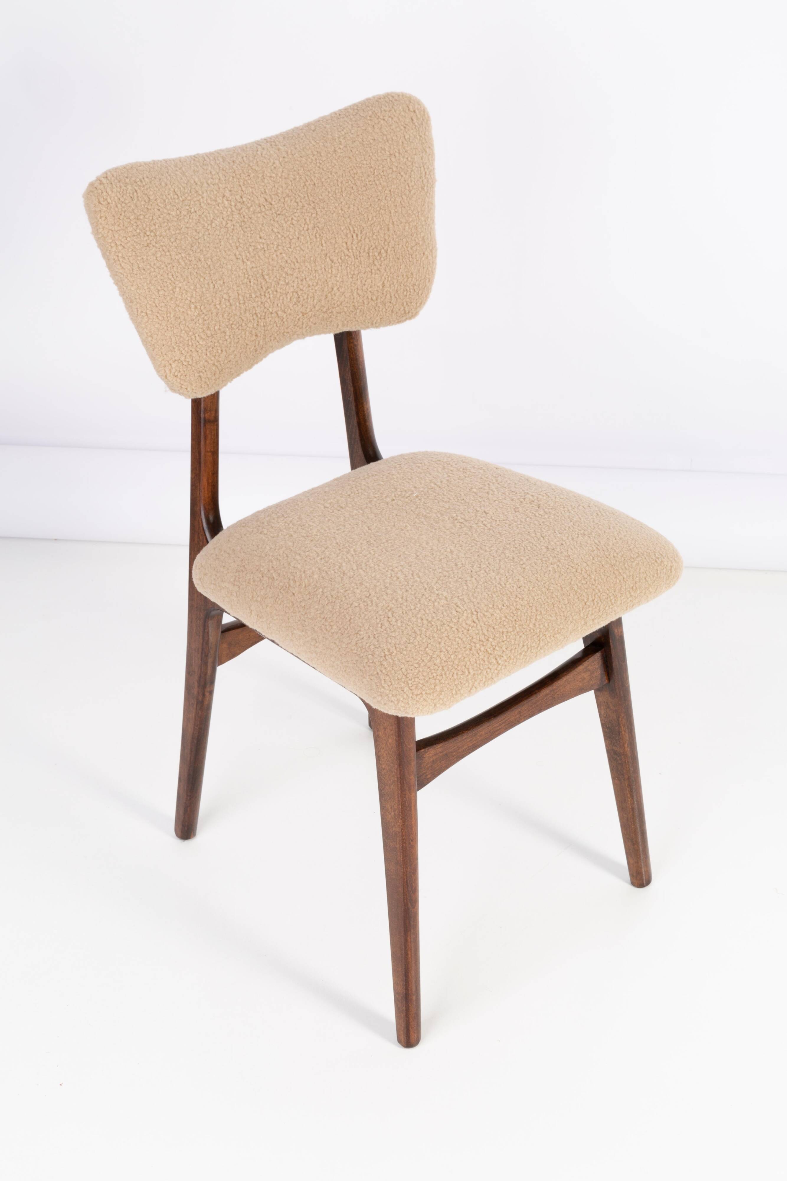 Camel Chair Soft Boucle from the 20th century, 1960s