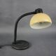 1970s Hungarian Gooseneck Desk Lamp, Cappuccino Mid Century Table Light