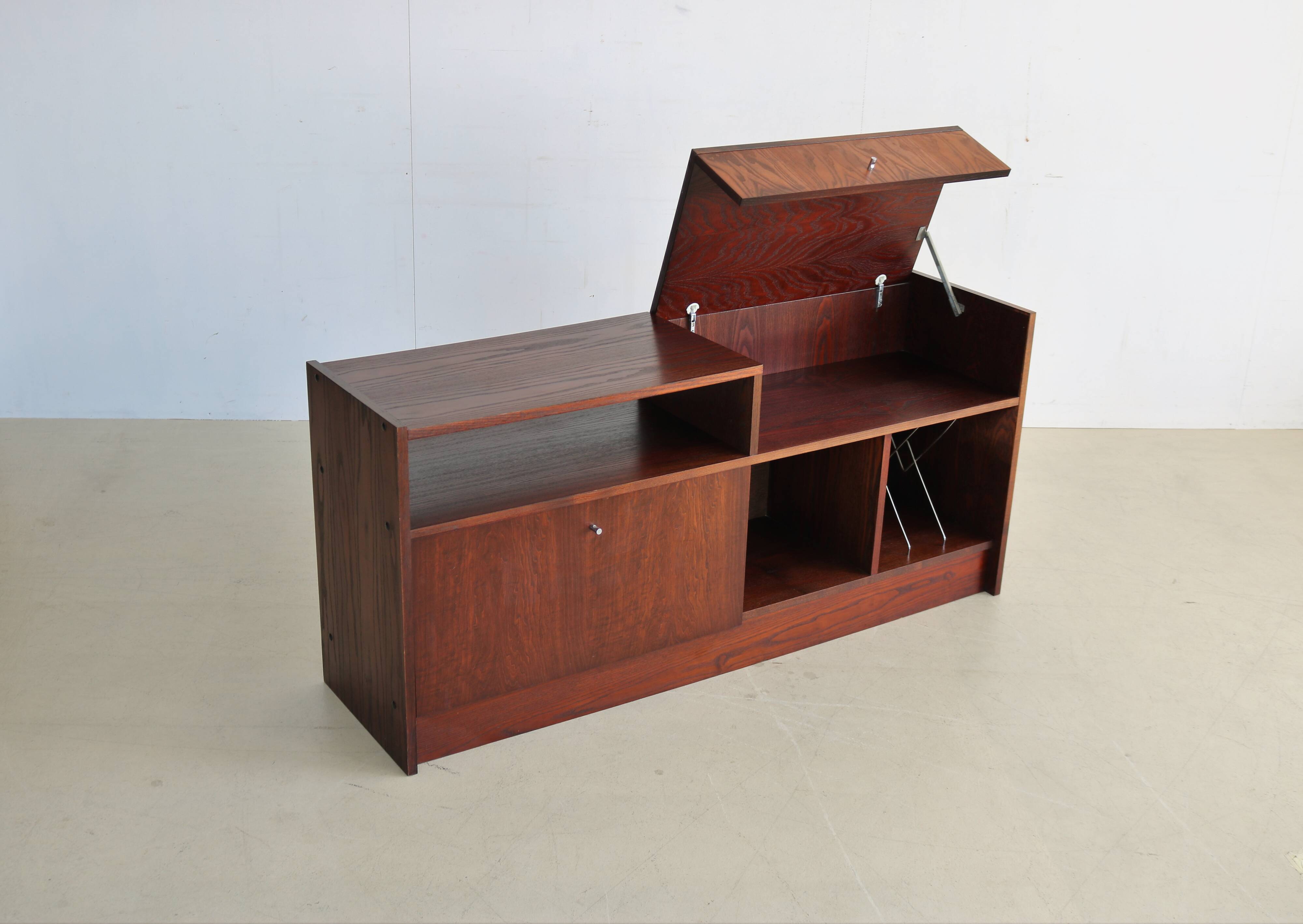Buffet audio en palissandre vintage