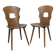 Paire de chaises Baumann  Gentiane 1960