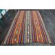 Vintage Turkish Oushak Handmade Wool & Cotton Orange Rug 171x263