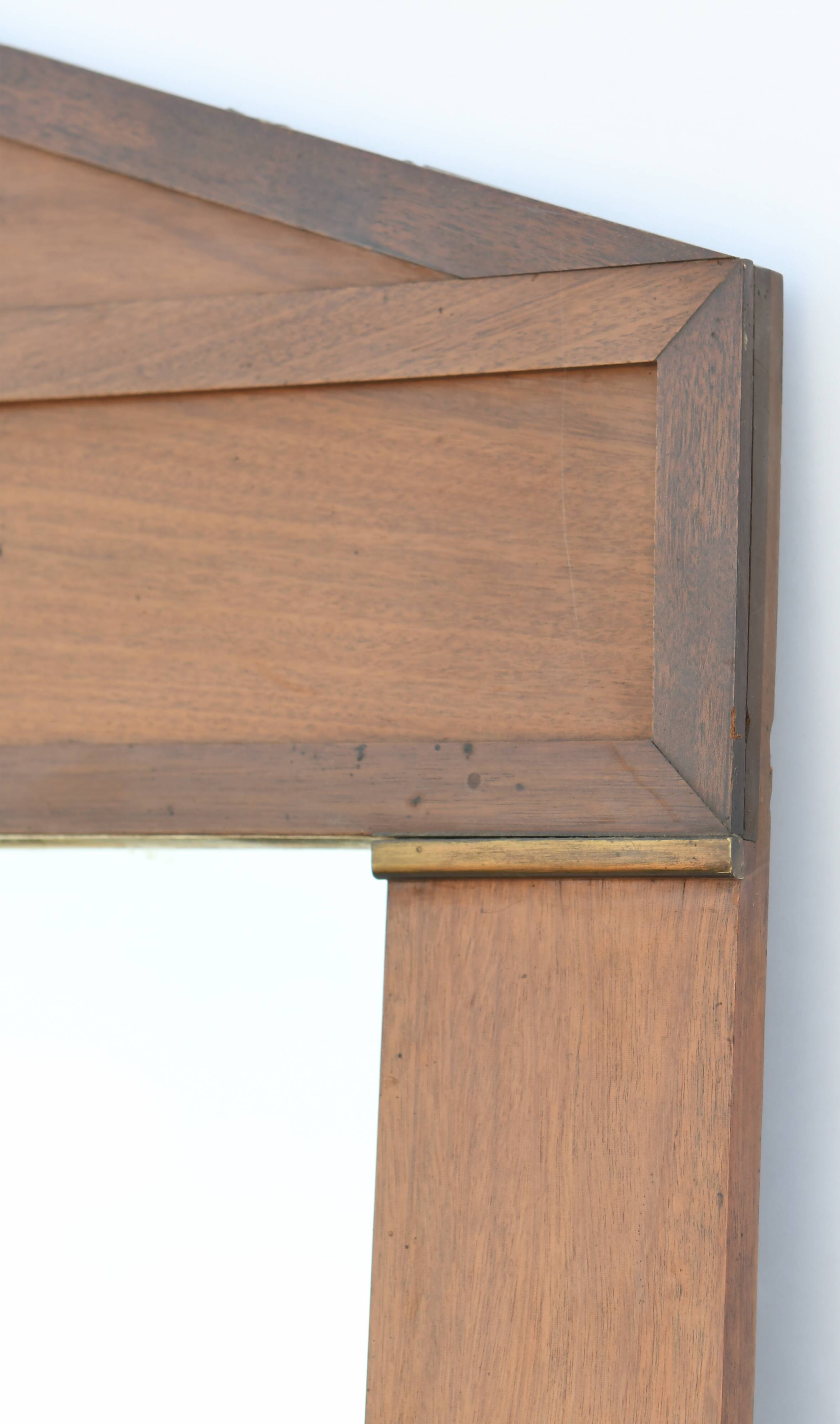 Mahogany mirror 185x114 cm