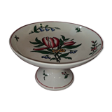 Coat of foot Sarreguemines floral decoration