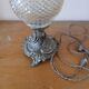 Silver floor lamp