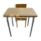 Vintage school desk and chair