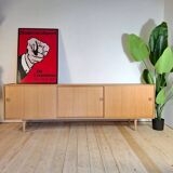 Danish vintage sideboard in oak – Mid-century modern design, 1960s