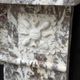 Louis XVI fireplace in grey Ardennes marble, late 18th century.