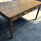 Flat desk in solid oak from the 1950s