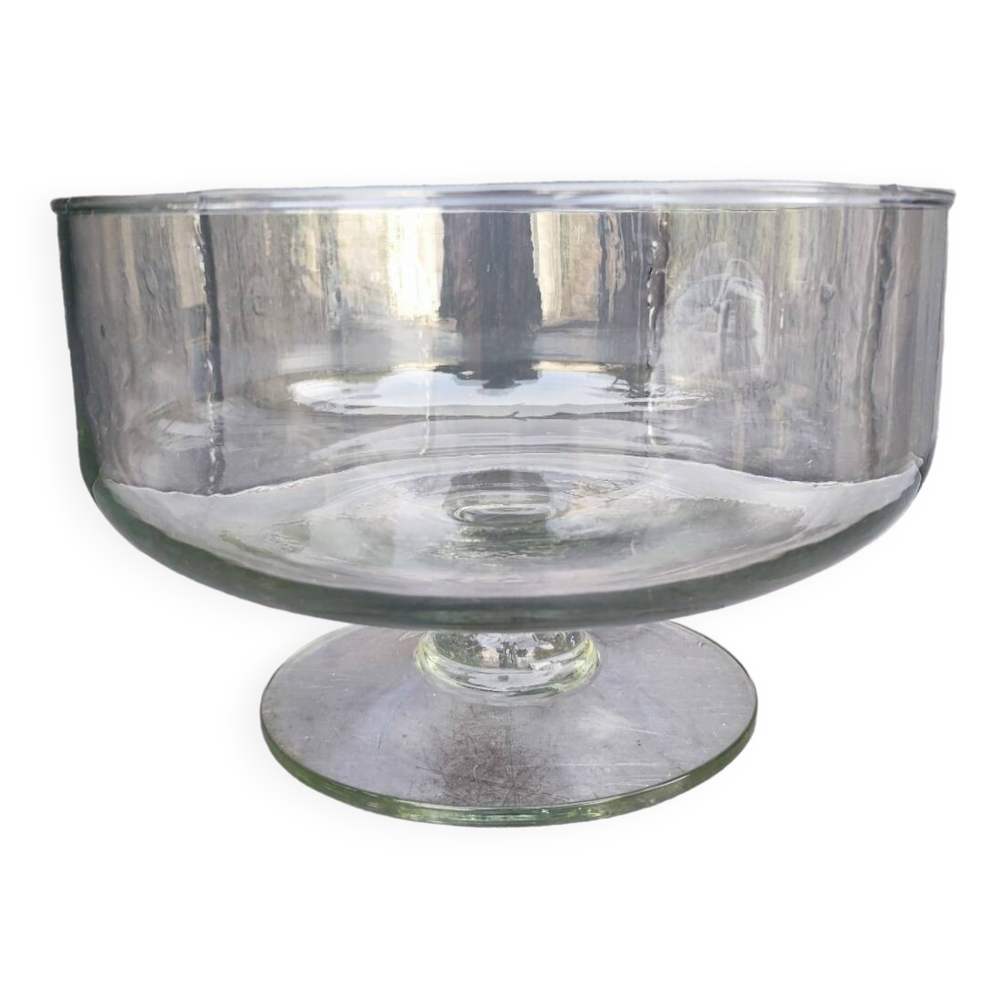 Bubble glass fruit bowl, 1970