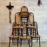 Set of 6 FMG Thonet chairs model n°17