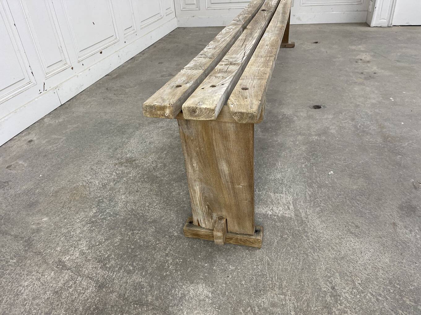 Slatted benches 1930 in beech