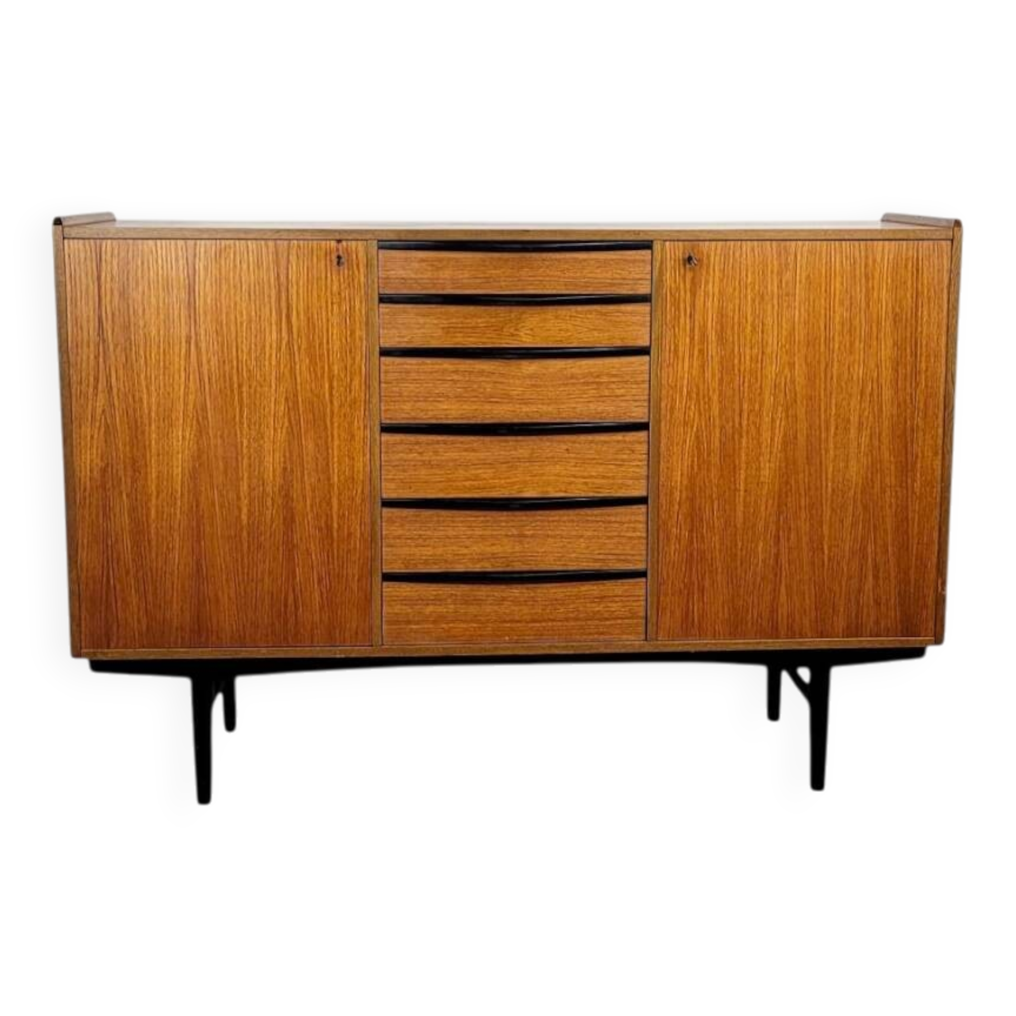 Scandinavian teak mini sideboard, Denmark, 1960s