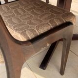 Baumann dining table and 6 gondola chairs set