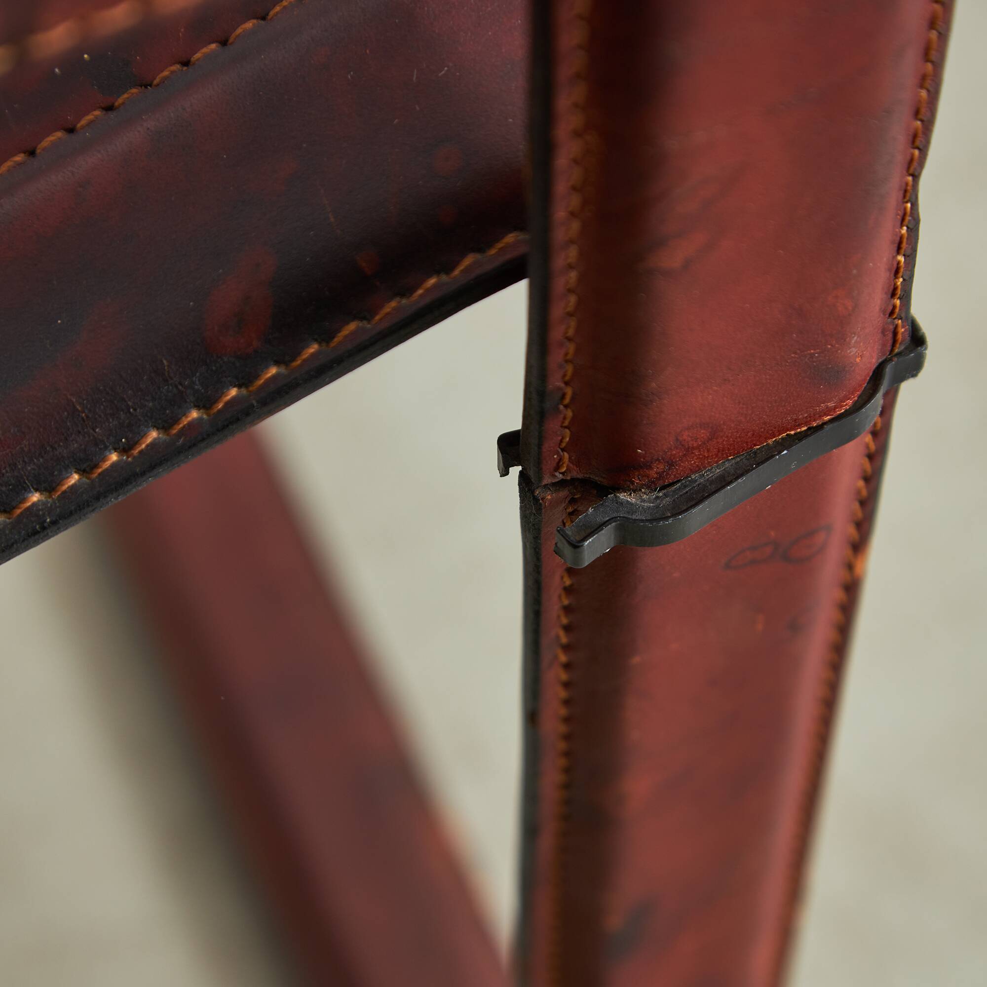 Set of 4 Sistina Strap Chair by Tito Agnoli for Matteo Grassi, 1980s